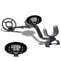 

Bounty Hunter Discovery 2200 Metal Detector with 8" Interchangeable, Waterproof Coil, 6.6 kHz Frequency