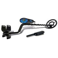 

Bounty Hunter Quick Silver Metal Detector with 8" Concentric Waterproof Coil, Pinpointer & Carry Bag, 6.6kHz Frequency