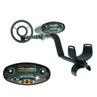 

Bounty Hunter Lone Star Metal Detector with 8" Interchangeable, Waterproof Coil, 6.6 kHz Frequency