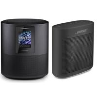 

Bose Home Speaker 500, Triple Black - With Bose SoundLink Color Bluetooth Speaker II, Soft Black