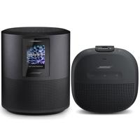 

Bose Home Speaker 500, Triple Black - With Bose SoundLink Micro Bluetooth Speaker, Black