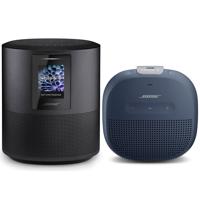 

Bose Home Speaker 500, Triple Black - With Bose SoundLink Micro Bluetooth Speaker, Dark Blue
