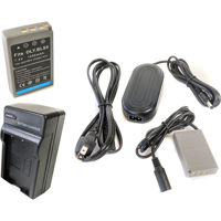 

Bescor BLS-50 Battery, Charger, Coupler & AC Adapter Kit for Select Olympus Cameras