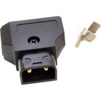

Bescor DTAPM Raw Male D-Tap with Two Pins, Plastic Housing and Metal Retention Collar