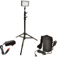 

Bescor Field Pro FP-180SB Bi-Colored Single LED & 5 Hour Battery Studio Lighting Kit, Includes FP-180 Bi-Color LED Light, LS-180 Light Stand, HP-4NC SLA Battery
