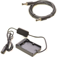 

Bescor FZ10012V Battery Plate Converts FZ100 Battery to 12vdc 25W with 2.1mm Male Power Plug Adapter