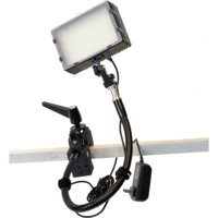 

Bescor Grip-181 Gripper Gooseneck Bi-Color 1-Light Kit, Includes 1x FP-180 Dimmable LED Light, Gooseneck Arm, Gripper Clamp and AC-180 Power Supply