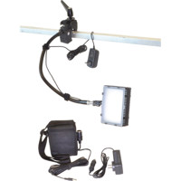 

Bescor Grip-181B Gripper Gooseneck Bi-Color 1-Light Kit, Includes 1x FP-180 Dimmable LED Light, Gooseneck Arm, Gripper Clamp, AC-180 Power Supply and Slimline Lead Acid Battery