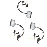 

Bescor Grip-183 Gripper Gooseneck Bi-Color 3-Light Kit, Includes 3x FP-180 Dimmable LED Light, 3x Gooseneck Arm, 3x Gripper Clamp and 3x AC-180 Power Supply