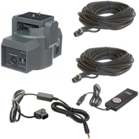 

Bescor MP-101 Motorized Pan/Tilt Head Kit with D-Tap Power Adapter and RE50 100' Remote Extension Cord