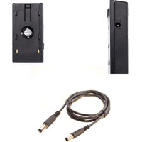 

Bescor NPFPLATEPAN L Series NPF Battery Plate Convert Battery to 12vdc 25W with Panasonic Camera Output Power Adapter