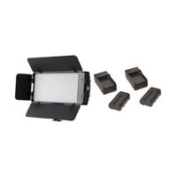 

Bescor Photon Metal Bi-Color On-Camera LED Light Kit with 2 BP18W Batteries, 2 BC18W Chargers