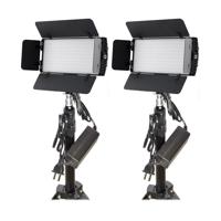 

Bescor Photon Metal Bi-Color On-Camera LED 2-Light Kit w/AC Power Supplies