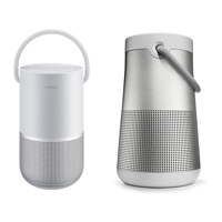 

Bose Portable Home Speaker, Luxe Silver - With Bose SoundLink Revolve+ Bluetooth Speaker, Lux Gray