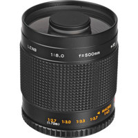 

Bower 500mm f/8 Mirror Telephoto, Manual Focus, T-Mount Lens