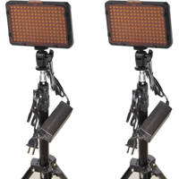 

Bescor WAFFLEK Double 300W 176 Daylight Bulb LED Studio Light Kit