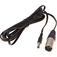 

Bescor 10' 4-Pin XLR Male to 2.1mm DC Connector for 12V XLR Batteries AC Adapters