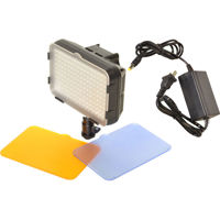

Bescor XT160 160 Bulb Dimmable Bi-Color LED On-Camera Light with AC12V2 12 Volt AC Adapter