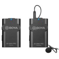 

BOYA BY-WM4 PRO K1 Dual-Channel Digital Wireless Microphone System for DSLRs and Smartphones, Includes 1x Transmitter, 1x Receiver & Lavalier Mic
