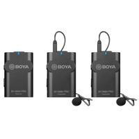 

BOYA BY-WM4 PRO K2 Dual-Channel Digital Wireless Microphone System for DSLRs and Smartphones, Includes 2x Transmitter, 1x Receiver & Lavalier Mic