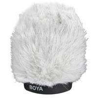 

BOYA BY-P100 Fur Windscreen Windshield for Microphone Outdoor Interviews, 100mm Depth