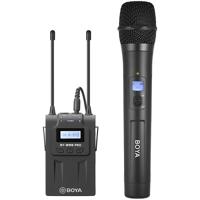 

BOYA BY-WM8 Pro-K3 UHF Wireless System, Includes RX8 Pro Bodypack Receiver and BY-WHM8 Pro Handheld Transmitter Microphone