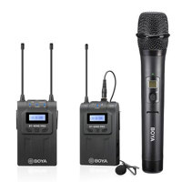

BOYA BY-WM8 Pro-K4 Dual Channel Wireless Microphone Kit, Includes BY-WHM8 Pro Handheld and BY-WM8 Pro-K1 Transmitter and Receiver