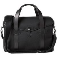 

Barber Shop Bob Cut Messenger Media Bag, Medium, Black Cordura & Leather