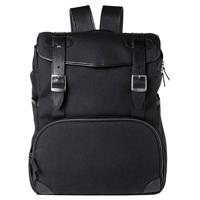 

Barber Shop Mop Top Camera Backpack, Black Cordura & Leather