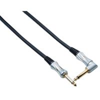 

Bespeco Platinum Series PT100P 3' 1/4" Male to 1/4" Male Guitar Cable, Straight/Right Angle