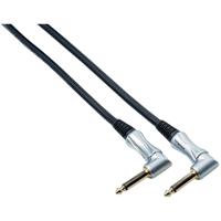 

Bespeco Platinum Series 19" Guitar Cable, 1/4" Male Right Angle to 1/4" Male Right Angle Connectors