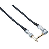 

Bespeco Platinum Series 30' Guitar Cable, 1/4" Male Straight to 1/4" Male Right Angle Connectors