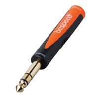 

Bespeco 1/4" Stereo Male to 3.5mm Stereo Female Jack Adapter, Black/Orange