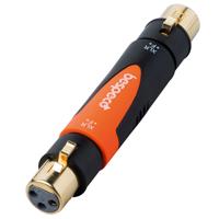 

Bespeco XLR Female to XLR Female Silos Adapter, Black/Orange