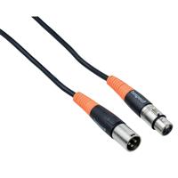 

Bespeco SILOS Series 9.8' Microphone Cable with Moulded XLR Male to XLR Female, Oxygen Free Copper, Black/Orange
