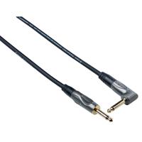 

Bespeco Titanium Tech Series 3' Straight 1/4" to Right Angle 1/4" Guitar Instrument Cable
