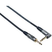 

Bespeco Titanium Tech Series 29.5' Straight 1/4" to Right Angle 1/4" Guitar Instrument Cable