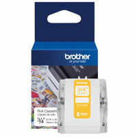 

Brother CZ-1003 0.75"x16.4' Long Label Roll with Zink Zero Ink Technology