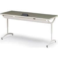 

Bretford T-Leg Collaborative Laptop Table with Casters and Power Unit, 60" W x 24" D