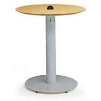 

Bretford Pedestal Base 36" Diameter Cafe Table, Standing Height 39.5", 4-Outlet Power Dome