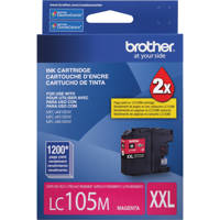 

Brother LC105 Innobella Super High-Yield XXL Ink Cartridge, 1200 Pages Yield, Magenta