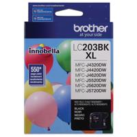 

Brother LC203 Innobella High Yield XL Series Black Ink Cartridge, 550 Pages Yield