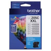 

Brother LC205 Innobella Super High Yield XXL Series Cyan Ink Cartridge, 1200 Pages Yield
