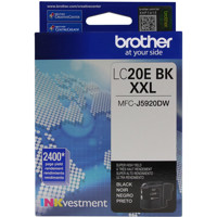 

Brother LC20E INKvestment Super High-Yield Ink Cartridge, 2400 Pages Yield, Black