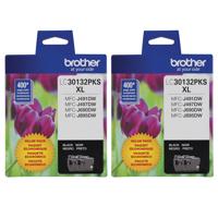 

Brother 2 Pack LC3013 High Yield Ink Cartridge, Up to 400 Pages, Black, 2-Pack