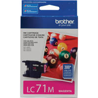 

Brother LC71 Innobella Standard Yield Magenta Ink Cartridge, 300 pages Yield