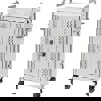 

Bretford 30-Unit Pulse Small Cart with 5" Casters for Chromebook and Tablets, Auxiliary Outlet
