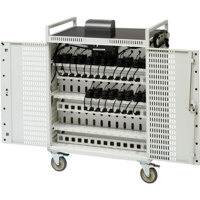 

Bretford Sova M NETBOOK36 36-Unit Store and Charge Cart for Netbooks, Concrete Paint