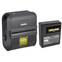 

Brother RuggedJet RJ4040-K Monochrome Direct Thermal Printer with Wi-Fi, 203dpi, 5 ips