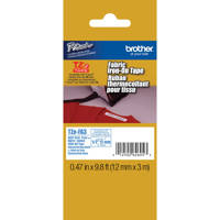 

Brother 0.47"x9.8' Fabric Iron-on Tape for P-Touch Labelers, Navy Blue on White